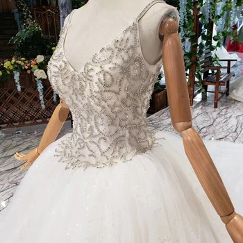 HTL397 jednoduché svadobné šaty pláži špagety v krku backless svadobné šaty šaty 2020-line propagáciu vestido de noiva praia boho