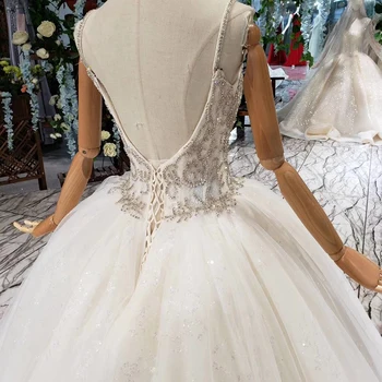 HTL397 jednoduché svadobné šaty pláži špagety v krku backless svadobné šaty šaty 2020-line propagáciu vestido de noiva praia boho