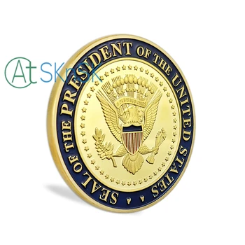Nové 1/3/5/10pcs Pečať 45th Prezident Spojených Štátov USA Donald Trump Pozlátené Mincí, Zberateľských Darčekov, Suvenírov