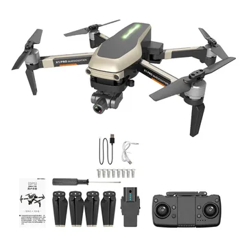 X1 PRO GPS skladacie drone 4k WIFI FPV HD Kamera Selfie Dve Osi Mechanické Gimbal GPS jedného tlačidla sa vrátite Žiadny Signál Domov #45 2020