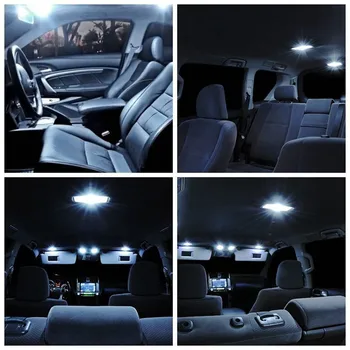 6pcs biele LED auto svetla na čítanie, T10 & 31MM Pre Lexus CT200h NX200t ES300h IS250 LS600h ES350 GS450h HS250h 1995-2019