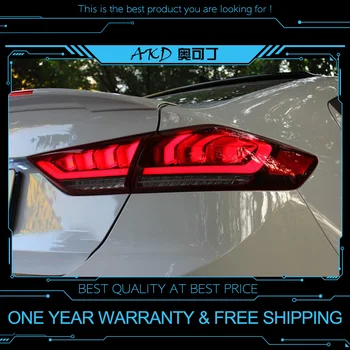 AKD tuning autá Chvost svetlo Na Hyundai Elantra-2017 zadné svetlá, LED DRL svietenie Hmlové svetlá angel eyes, Zadné parkovacie