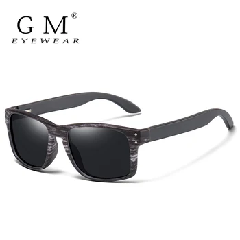 GM Bambusu Polarizované slnečné Okuliare Mužov Drevené Slnečné okuliare Ženy Značky Dizajnér Pôvodné Drevené Okuliare masculino S5526