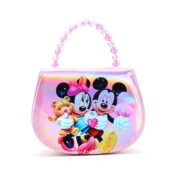 Disney Laser Taška Detí Cartoon Mickey mouse kabelky Tote Módne Crossbody Taška Cartoon Ramenní Taška messenger tašky