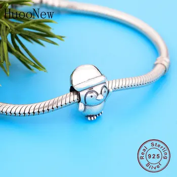 925 Silver Zvierat Penguin Korálky Fit Pôvodné Kúzlo Náramok Pandora Šperkov, Takže Zimné Remesiel Berloque 2019 Nový Príchod