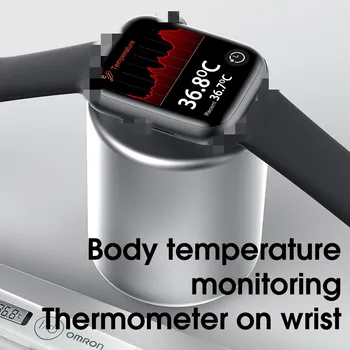 W16 Smart Hodinky Vodotesné IP68 Smartwatch Srdcovej frekvencie, Krvného Tlaku, EKG Monitor 1.75 palcový Full Touch Sledovať 6 PK IWO 12 IWO 8