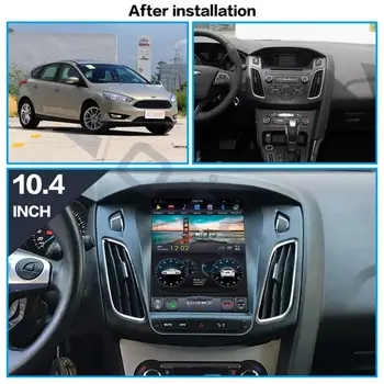 Android 8.1 Tesla Styel Auto DVD Prehrávač, GPS Navigáciu Pre Ford Focus 2012-2017 Vertikálne obrazovke Auto Radio Head Unit Carplay pásky
