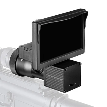 Oheň Vlk Nočné Videnie 5.0 Palcový Displej Siamské HD 1080P Rozsah videokamery Infračervené iluminátor Riflescope Lov Optické