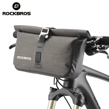 ROCKBROS 5-6L Nepremokavé Cyklistické tašky Dopredu Reflectice Trubice Taška na Bicykel MTB Veľkú Kapacitu Taška na Riadidlá Predný Rám batožinového priestoru Pannier