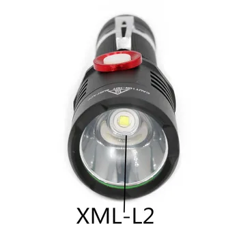 USB Nabíjateľné XM-L2 LED Prenosný mini baterka požičovňa Pochodeň, svetlo na čítanie osvetlenie lampu Použiť 18650 Batérie baterky baterky