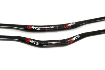 WCS MTB Downhill bike 31.8 mm riadidlá UD Carbon fiber 15 / 25 mm vznik bary 740 / 760 / 780 / 800 / 820 mm