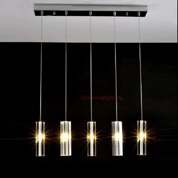 Moderný minimalistický jedáleň lampa luster 5 vedúci /8 kreatívne krištáľový luster bar luster jedáleň lampy