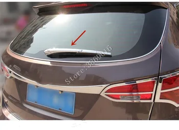 Chrome Zadné Okno Dážď Stierač Kryt Výbava Pre Hyundai Santa Fe IX45 2013 2016 2017