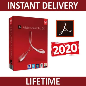 Acrobat Pro DC CC 2020 PDF Riešenie Softvér Win/Mac Rýchla Inštalácia - Jednoduché Použitie