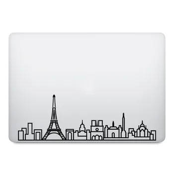 Paríž Skyline Notebook Nálepka pre Apple Macbook Odtlačkový Pro 16