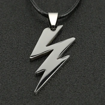 Flash Náhrdelník Blesk, Hrom Thunderbolt Striebornej Farby s Príveskom, Nové Nerezové DC Comics Šperky Muži Ženy Veľkoobchod