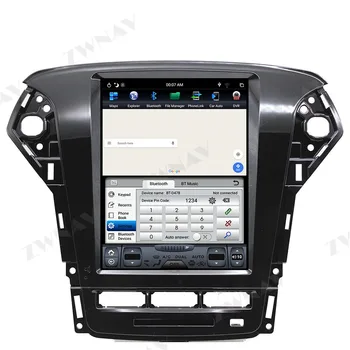 Pre Ford Mondeo/Fusion MK4 11-13 PX6 4GB Tesla štýl Android 9.0 Auta GPS Navigácie Headunit Multimediálny Prehrávač Rádio Rekordér HD