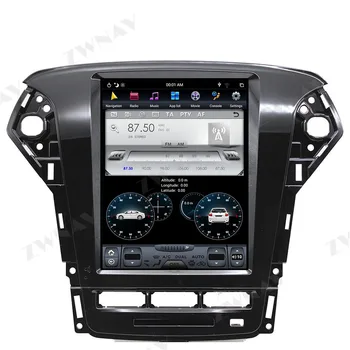 Pre Ford Mondeo/Fusion MK4 11-13 PX6 4GB Tesla štýl Android 9.0 Auta GPS Navigácie Headunit Multimediálny Prehrávač Rádio Rekordér HD