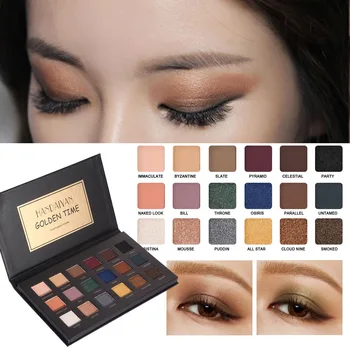 18 Farby Nahé Svieti Eyeshadow Pearlescent Make-Up Lesk Pigment Dymové Očné Tiene Paleta Nepremokavé Kozmetika Očné Tiene