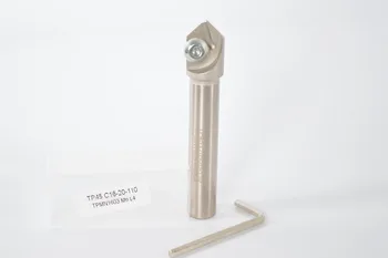 45 stupeň 1 mm-20 mm cnc Frézovacie vŕtať držiaka nástroja TP45 C16-20-110 PRE TPMNN16 TCMT16