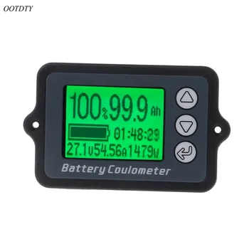 OOTDTY 80V 350A TK15 Presnosť Batérie Tester pre LiFePO Coulomb Počítadlo LCD Coulometer