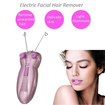 Profesionálne Elektrické Facial Hair Remover Ženské Telo, Tvár Bavlnenej Nite Epilátor Holiaci Strojček Lady Krásy Odstránenie Chĺpkov Stroj