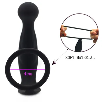 10 Rýchlosť Sexuálne hračky Prostaty Masér vibračný penis krúžok Análny sex hračky pre mužov oneskorenie Ejakulácie sex produkty gay análny Zadok Plu