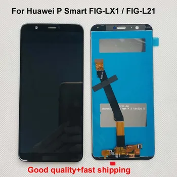 AAA LCD 5.65 palcový Pre Huawei P Smart Full LCD displej +Dotykový displej digitalizátorom. montáž Pre Huawei P Smart OBR-LX1 / OBR-L21