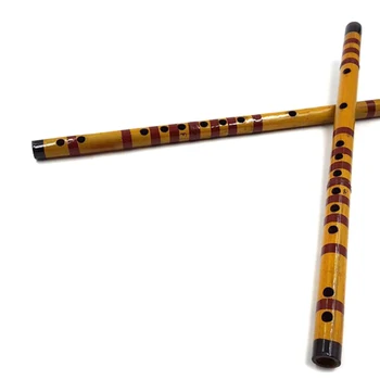 2020 Hot Predaj 1 Ks Profesionálnych Bambusová Flauta Hudobný Nástroj, Ručné pre Začínajúcich Študentov 19ing