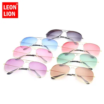 LeonLion 2021 Pilot Rainbow Slnečné Okuliare Ženy/Muži Top Značky Dizajnér Retro Slnečné Okuliare Pre Ženy Vonkajšie Jazdy Oculos De Sol