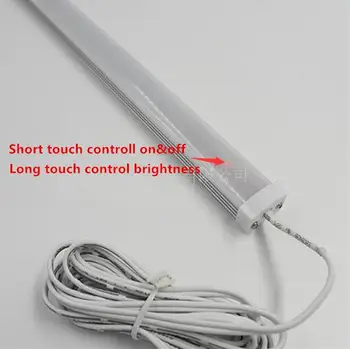 LED Svetlo Pod Skrinku pre Skrine/Skrine/Šatník/Kabinet Dotykový Snímač ABS LED Šatník Kuchyňa Lampy Spálňa Svetlá