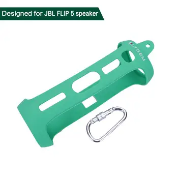 LTGEM Silikónové puzdro pre JBL Flip 5 Vodotesný, Prenosný Bluetooth Reproduktor