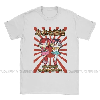 Zbytočné Sestry Japonský Samuraj Pizza Cat T-Shirts Mužov Bavlnené Tričko 90. rokov Mačka Retro Japonskom Anime Krátky Rukáv Tees Letné Topy