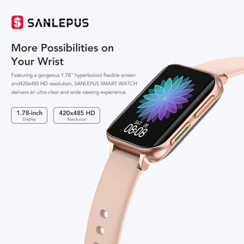 SANLEPUS 2020 NOVÉ Hovory Bluetooth Smart Hodinky Muži Ženy Nepremokavé Smartwatch MP3 Prehrávač Pre OPPO Android Apple Xiao Huawei