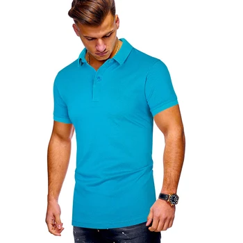 Európske a Americké pánske POLO tričko topy-krátke rukávy 2020 lete nové Pavol tričko Slim business klope Polo tričko