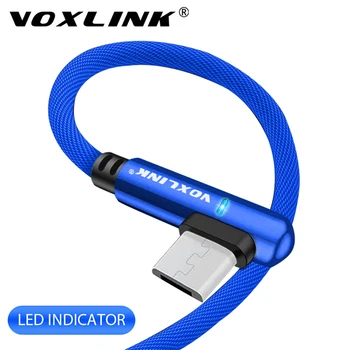 VOXLINK Micro USB Kábel rýchle Nabíjanie Micro Dátový Kábel pre Samsung s9 xiao/lenovo/huawei/HTC/Meizu Android Mobilný Telefón Káble