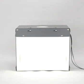 SANOTO 2 panely LED mini fotografie, tabuľky top light box skladací prenosné photo studio Softbox shootting stan Pozadie auta