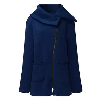 Nový Luxusný Kabát Ženy Zimné Jeseň Dlhá Vetrovka Dámske Zimné Bundy Teplé Vrchné Oblečenie Vrecká Na Zips, Žena Chaqueta Mujer Plus Veľkosť