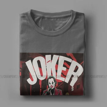 Joker Nezabudnite Na Úsmev T-Shirts Mužov Joaquin Phoenix Klaun, Film, Komiks Darebák Bavlnené Tričko Krátky Rukáv T Košele Veľká Veľkosť
