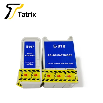 Tatrix Pre Epson T017 T018 Kompatibilné Atramentové Cartridge pre Epson Stylus Color 680 Farba 777 Farba 777 Farba 777i 1000ICS tlačiareň