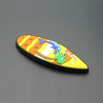 Karibské More, ARUBA Cestovnom ruchu obchod so 3D Gumy Roztomilý Surf Chladnička Chladnička Magnet Domova