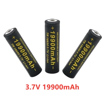 4-20 KS Nové 3,7 V 18650 Batérie 9900 MAH Li-ion Recarregvel Para LED Lanterna Tocha ou aparelhos Eletr Nicos kontakty batérie