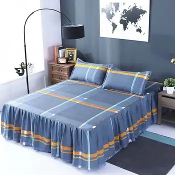 Klasické čipky posteľná bielizeň nastaviť 5 veľkostiach sivá modrá kvetina posteľná bielizeň 3 ks súprava / set záhradného prestieradlá 2019 posteľ