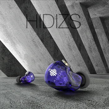 Slúchadlá Hidizs MS1 Rainbow In-Ear HiFi Audio Káblové pre fanúšikov Dynamické Membrána Hi-Fi IEM S Odnímateľný Kábel