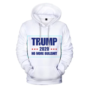 Muži/Ženy Mikina Hlasovať Donald Trump Tričko s Kapucňou, NÁM 2020 Prezident Plagát, Aby Americký Skvelé znova Tlačiť Jumper Dlhý Rukáv