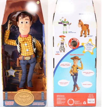 43 cm Toy Story Rozprávať Woody Akčná Hračka Údaje Model Hračky pre Deti Vianočný Darček