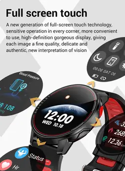 Nové Inteligentné Hodinky Vodotesné IP68 Šport Bluetooth Smartwatch Pre OPPO Ace2 A92s A92 A72 A91 A52 A31 A12 A11K Nájsť X2 Pro F15