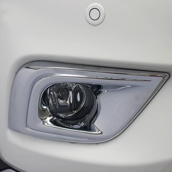Na Nissan Murano 2016 2017 2018 ABS Chrome Auto predné hmlové Svetlo lampy kryt výbava nálepky príslušenstvo auto styling 2ks
