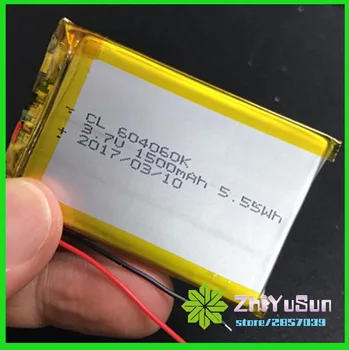 NOVÉ 604060 3,7 V lítium-polymérová batéria 1500 mah DIY mobile núdzové napájanie plnenie poklad batérie