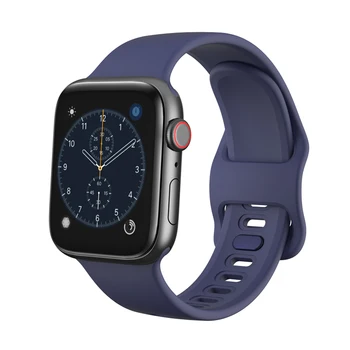 Príslušenstvo hodinky remienok pre Apple hodinky 5/4/3/2/1 iwatch náramok apple hodinky kapela 44 mm 42mm 40 mm 38 mm Kvapalné silikónové watchband